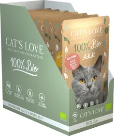Meilleurs prix pour CAT'S LOVE BIO Multipack pour chat adulte