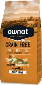 Meilleurs prix pour OWNAT Prime Grain Free à l'agneau pour chien adulte
