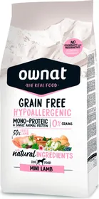 Meilleurs prix pour OWNAT Hypoallergenic Grain Free à l'agneau pour petit chien