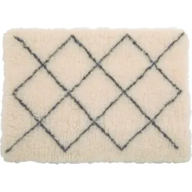 Comparer les prix de Tapis isolant motif berbère pour chien - beige et gris