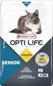Comparer les prix de Opti Life Cat Senior au poulet pour chat sénior