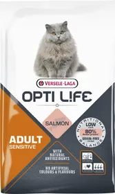 Meilleurs prix pour Opti Life Cat Sensitive au saumon pour chat adulte