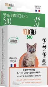 Meilleurs prix pour FELICHEF BIO Pipette antiparasitaire chat/chaton