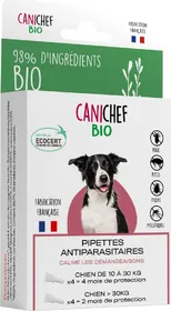 Comparer les prix de CANICHEF BIO Pipettes antiparasitaire chien/chiot