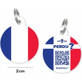 Meilleurs prix pour SPOORS Médaille digitalisée pour chien et chat avec QR code - France