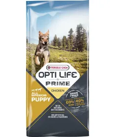Comparer les prix de Opti Life Prime Puppy au poulet pour chiot 