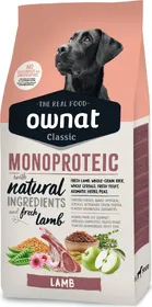 Meilleurs prix pour OWNAT Classic Monoproteic Lamb pour chien adulte à l'agneau