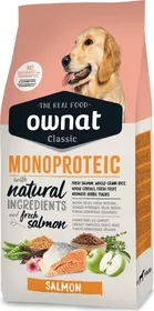 Comparer les prix de OWNAT Classic Monoproteic Salmon pour chien adulte au saumon