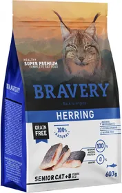 Comparer les prix de BRAVERY Senior Cat au Hareng pour Chat Senior