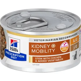 Comparer les prix de HILL'S Prescription Diet k/d j/d + Mobility Mijoté au poulet &amp; légumes pour Chat