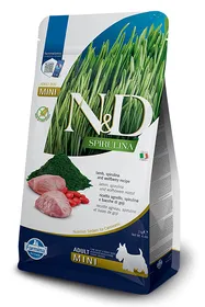 Meilleurs prix pour FARMINA N&amp;D Spiruline Agneau &amp; Baie de Goji pour chien adulte de petite taille