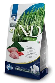 Comparer les prix de FARMINA N&amp;D Spiruline Agneau &amp; Baie de Goji pour chien adulte de moyenne et grande taille