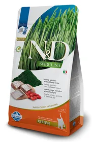 Meilleurs prix pour FARMINA N&amp;D Spiruline Hareng &amp; Baie de Goji pour chaton