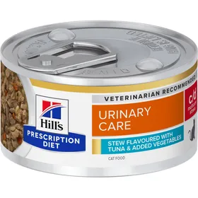 Meilleurs prix pour Hill's PRESCRIPTION DIET c/d Urinary Stress Multicare Mijotés au Thon &amp; Légumes pour Chat
