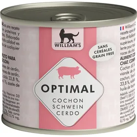Comparer les prix de WILLIAM'S Pâtée pour chat sans céréales au cochon