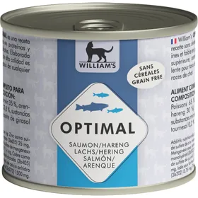 Meilleurs prix pour WILLIAM'S Pâtée pour chat sans céréales au saumon et hareng