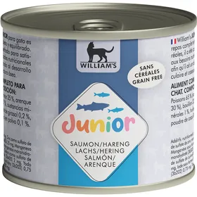 Meilleurs prix pour WILLIAM'S Pâtée pour chaton sans céréales au saumon et hareng
