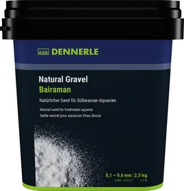 Comparer les prix de Dennerle Natural Gravel Bairaman Sable naturel pour aquariums d'eau douce