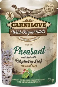Comparer les prix de CARNILOVE Sachet fraîcheur au Faisan avec feuilles de framboisier pour chat