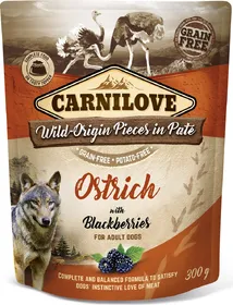 Meilleurs prix pour CARNILOVE Sachet fraîcheur à l'Autruche avec mûres pour chien