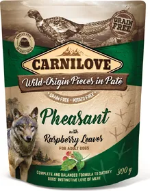 Comparer les prix de CARNILOVE Sachet fraîcheur au Faisan avec feuilles de framboisier pour chien