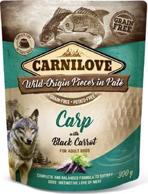 Meilleurs prix pour CARNILOVE Sachet fraîcheur à la Carpe avec carotte noire pour chien