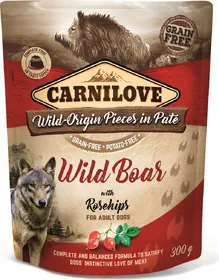 Comparer les prix de CARNILOVE Sachet fraîcheur au Sanglier avec églantiers pour chien