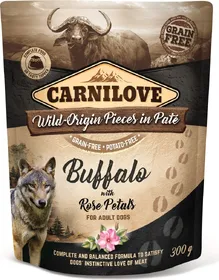 Meilleurs prix pour CARNILOVE Sachet fraîcheur au Buffle avec pétales de rose pour chien