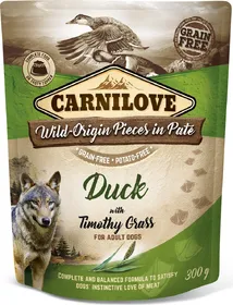 Comparer les prix de CARNILOVE Sachet fraîcheur au Canard avec fléole des près pour chien