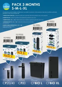 Comparer les prix de Ciano Cartouches de Filtration de Rechange pour Filtre d'Aquarium - 4 Tailles Disponibles