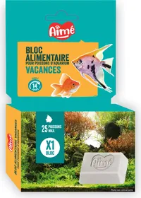 Meilleurs prix pour Aimé Nourriture pour Poissons d'Aquarium - Bloc Alimentaire Vacances