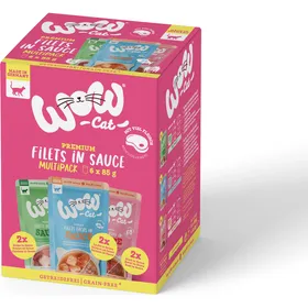 Meilleurs prix pour WOW Cat Filets en sauce 6 x 85 g - lot mixte (3 variétés)