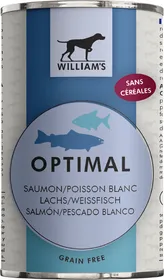 Meilleurs prix pour WILLIAM'S Pâtée pour chien sans céréales au saumon et poisson blanc