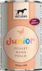 Comparer les prix de WILLIAM'S Pâtée pour chiot sans céréales au poulet