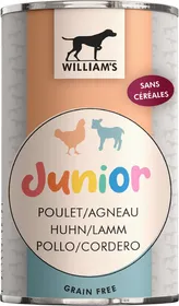 Meilleurs prix pour WILLIAM'S Pâtée pour chiot sans céréales au poulet et agneau