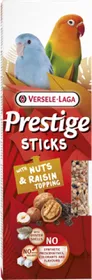 Comparer les prix de VERSELE LAGA Prestige Sticks Petits Perroquets avec Noix &amp; Garniture de Raisins