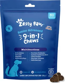 Comparer les prix de ZESTY PAWS Multifonctions 9 en 1 pour chien senior