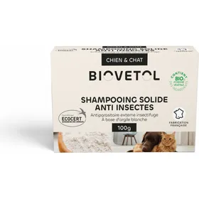 Meilleurs prix pour BIOVETOL Shampooing solide anti-insectes Bio pour chien et chat