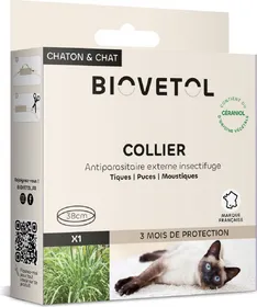 Meilleurs prix pour BIOVETOL Collier insectifuge pour chat 