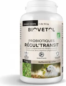 Comparer les prix de BIOVETOL Poudre régul'transit bio pour grand chien