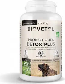 Comparer les prix de BIOVETOL Poudre Detox'plus bio pour grand chien