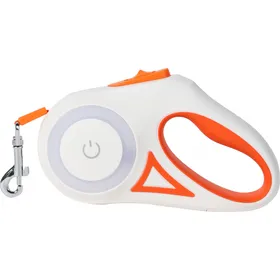 Comparer les prix de Laisse Flash rétractable pour chien - Orange