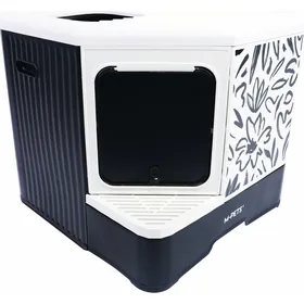 Comparer les prix de Maison de toilette pliable pour chat Terra Forma ECO - 2 coloris disponibles 