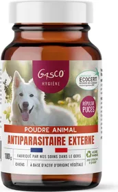 Meilleurs prix pour GASCO Poudre antiparasitaire externe chien