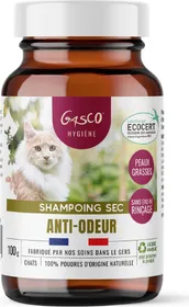 Comparer les prix de GASCO Shampoing sec Peau Grasse chat