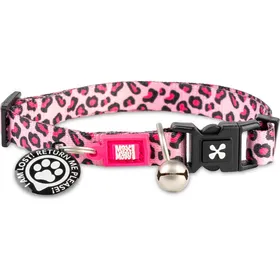Meilleurs prix pour Max &amp; Molly Collier pour chat Smart ID - Leopard Pink