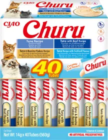 Comparer les prix de CIAO CHURU friandises à lécher au thon pour chat