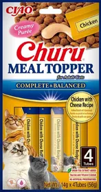 Meilleurs prix pour CIAO CHURU Topper au poulet et fromage pour chat