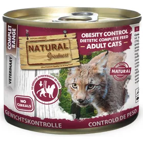 Comparer les prix de NATURAL GREATNESS Obesity Control pâtée pour chat adulte