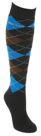 Comparer les prix de Chaussettes Brescia bleu marine carreaux